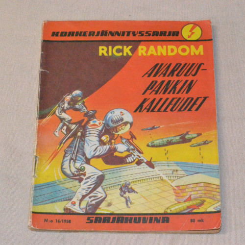Korkeajännityssarja 16 - 1958 Rick Random Avaruuspankin kalleudet